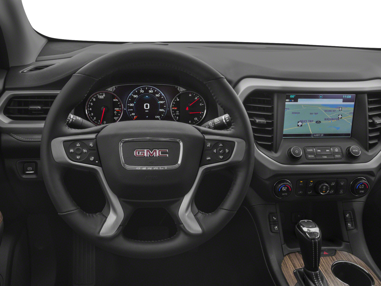 2018 GMC Acadia — interior view