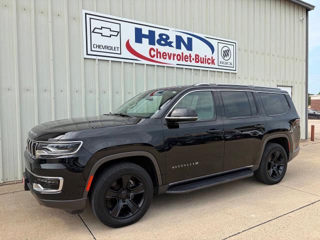 2022 Jeep Wagoneer Series I 4x4 in Black — front three-quarter view