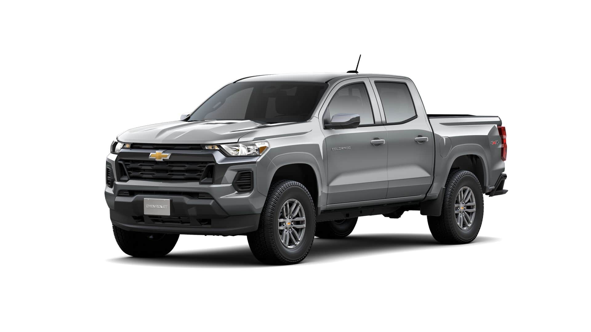 2026 Chevrolet Colorado LT in Sterling Gray Metallic — front three-quarter view