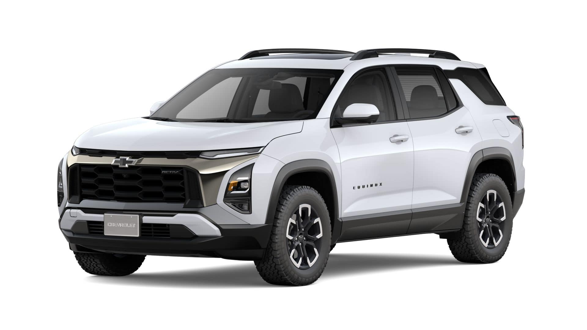 2027 Chevrolet Equinox ACTIV in Polar White Tricoat — front three-quarter view