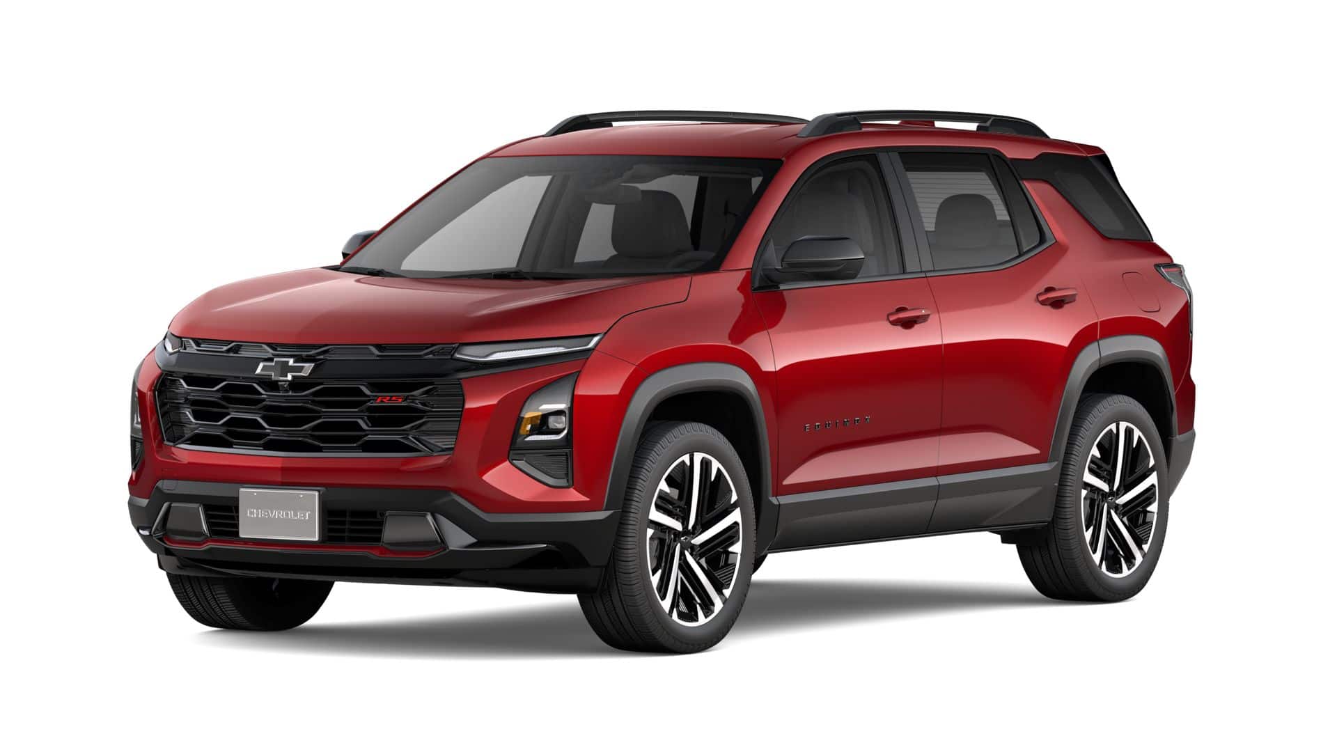 2027 Chevrolet Equinox AWD RS in Radiant Red Tintcoat — front three-quarter view