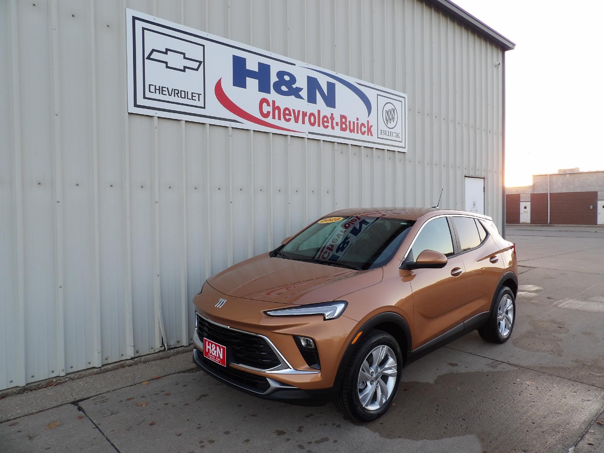 2026 Buick Encore GX Preferred in Copper Ice Metallic — front three-quarter view